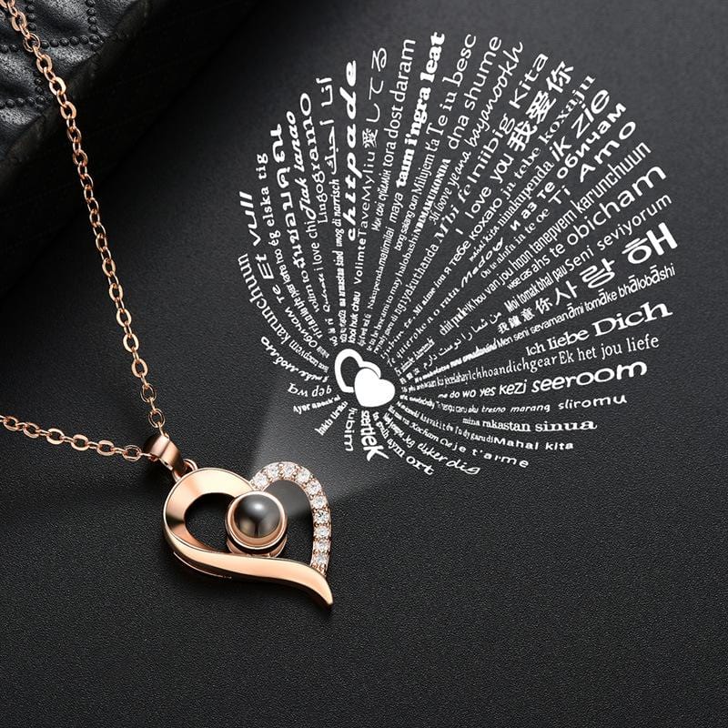 Enchanted Rose Jewelry Box With Necklace