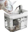 Transparent Cat Water Dispenser
