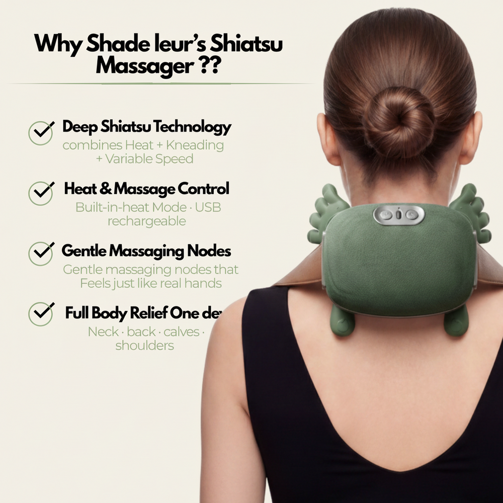 Shade Leur's Shiatsu Turtle Neck Massager