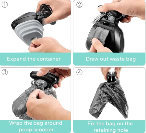 🐾 Foldable Pet Pooper Scooper – Keep Walks Clean