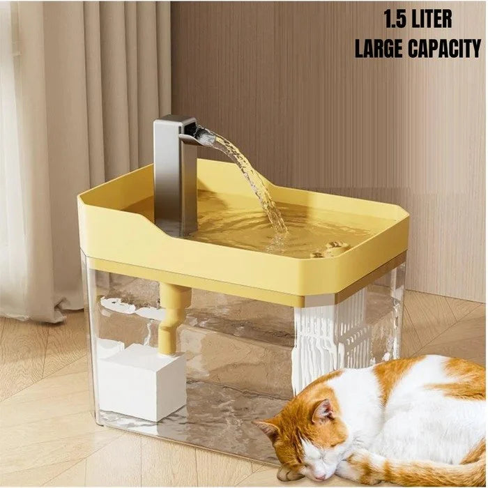 Transparent Cat Water Dispenser